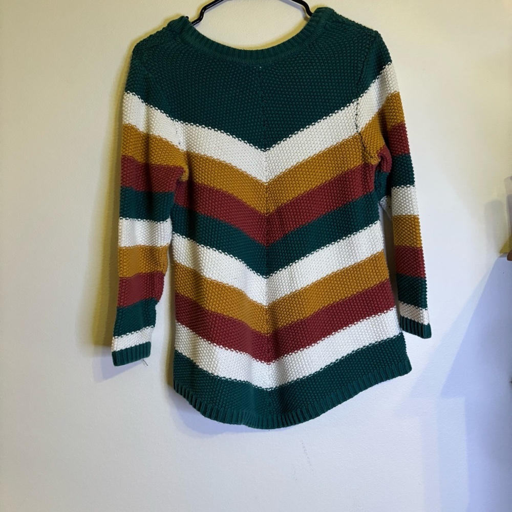 Vintage Anthony Richards Chevron Stripe Knit Sweater Women’s L - Picture 4 of 7